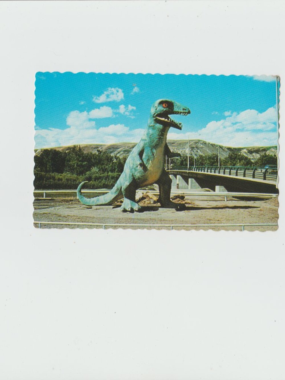 Model Of Tyrannosaurus Rex, At Dinosaur Valley Bridge, Drumheller, Alberta